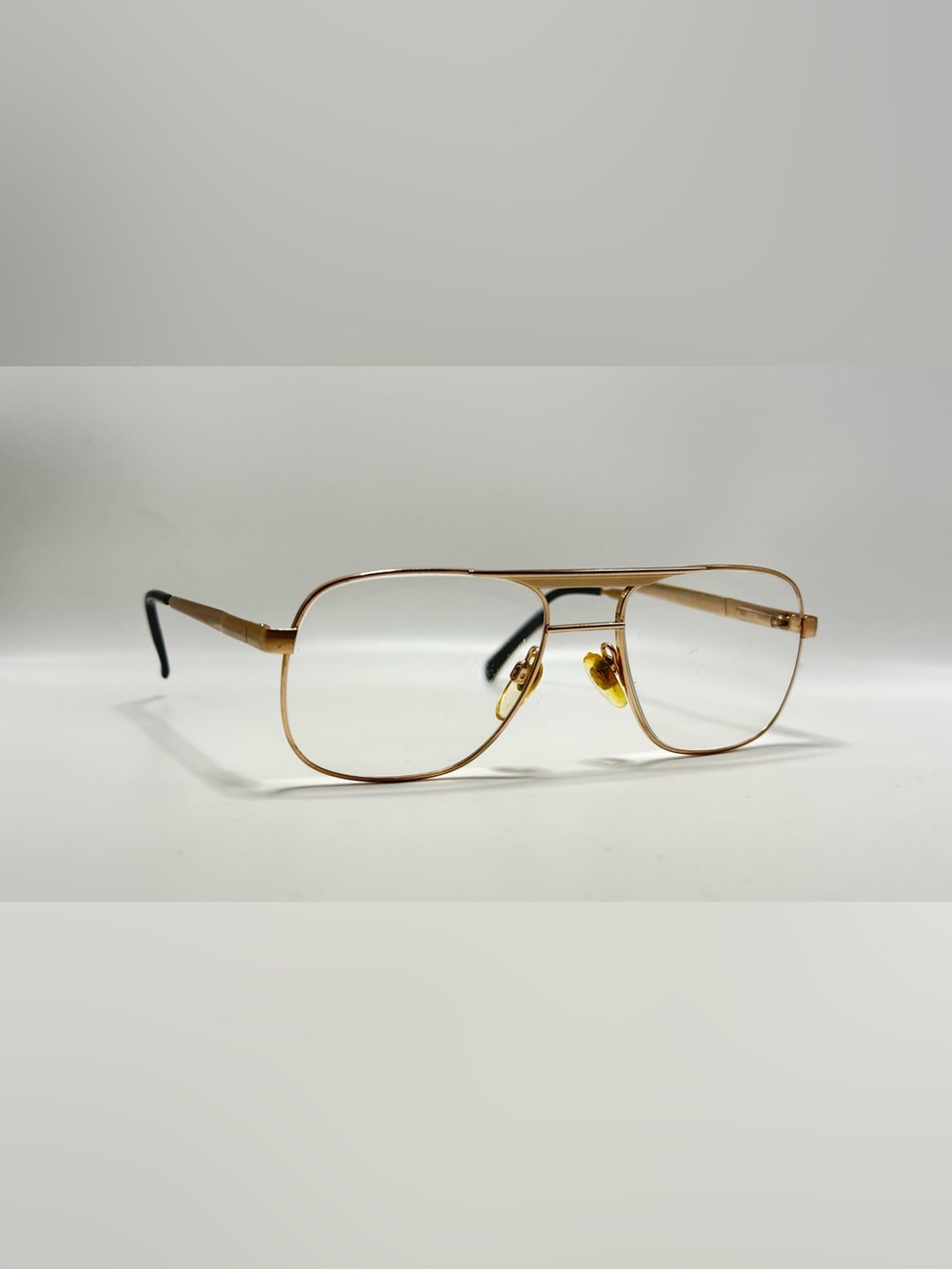 Puritan D643A Gold Pilot Metal Sunglasses Frames Only